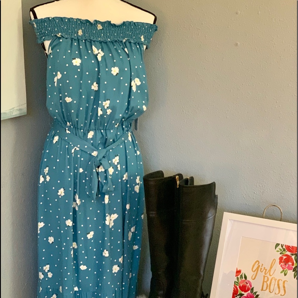 Off the shoulder dress